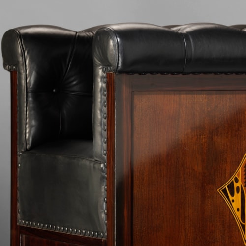 Two armchairs and a settee